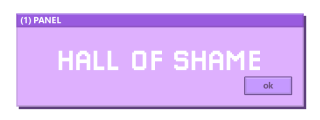 Hall-of-Shame Panel from Cute Retro Windows Panels Theme.